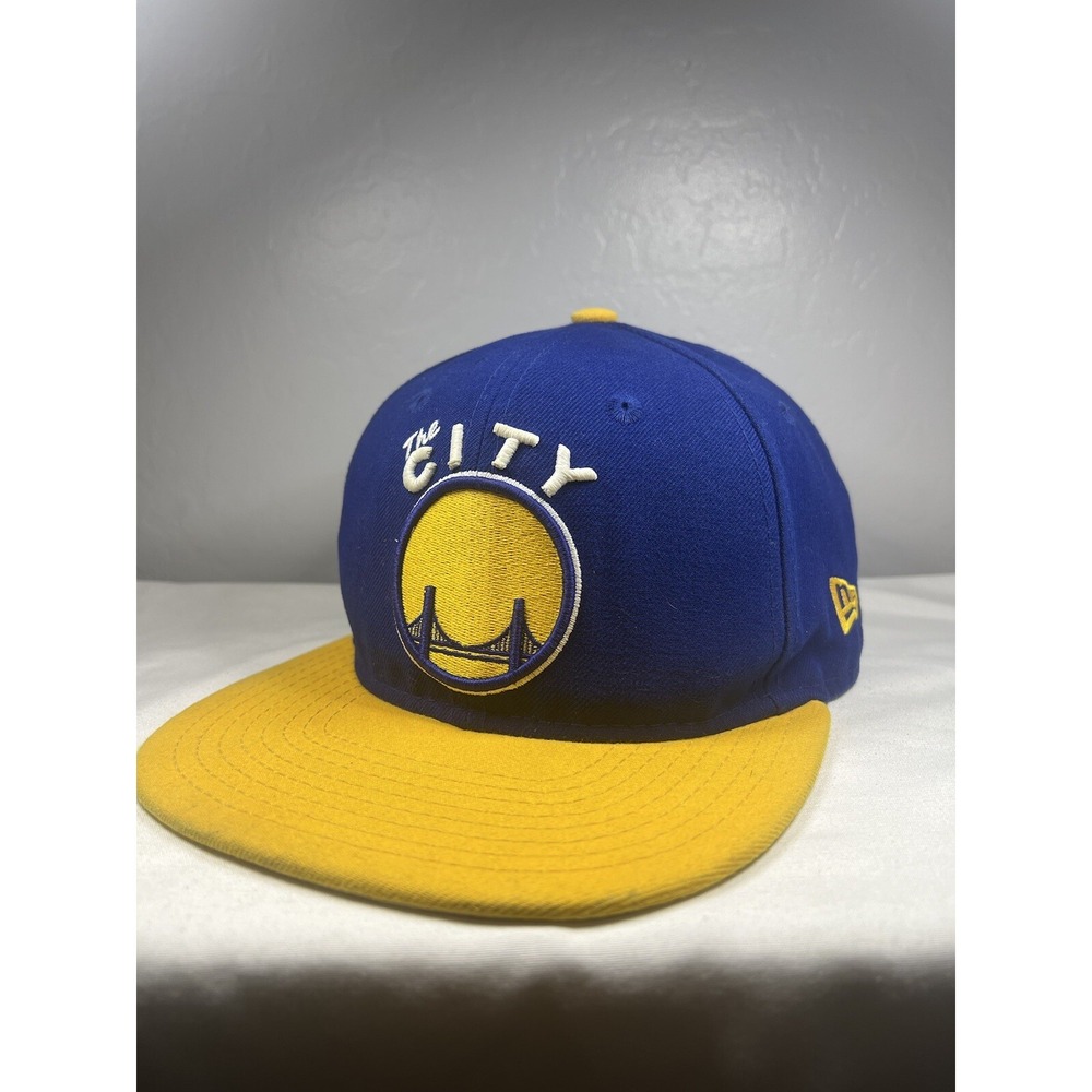 Snap Back Hat Golden State Warriors The City Hardwood Classic New Era 9FIFTY Cap - Picture 13 of 16